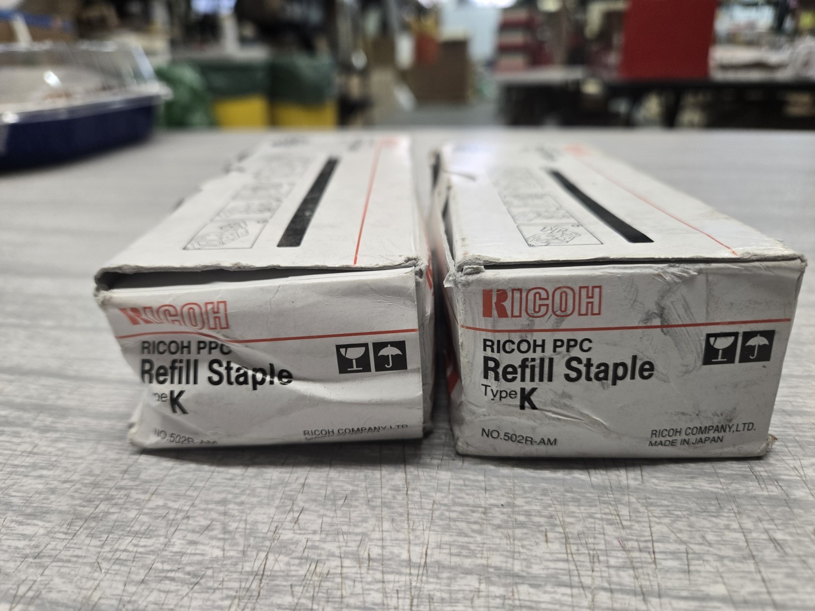 Ricoh PPC Refill Staple Type K- 3 Refills Per Pack- Lot Of 2 Packs (6 Refills)