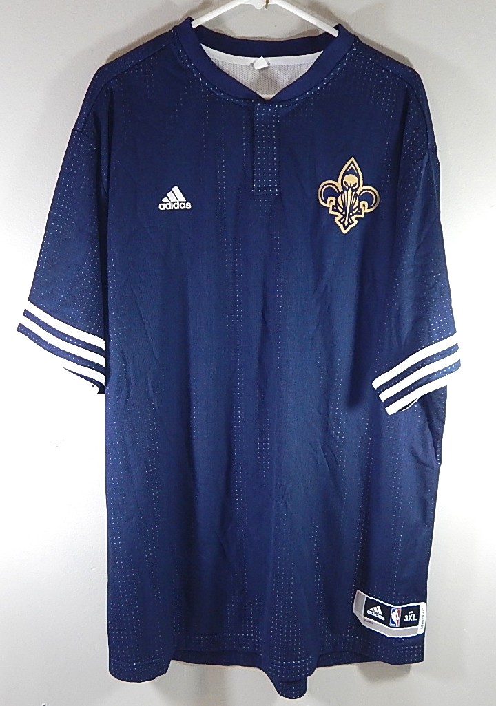 Lot of (10) NBA Team Issued Warm Up Shirts Jackets Shorts Magic Jazz Pelicans