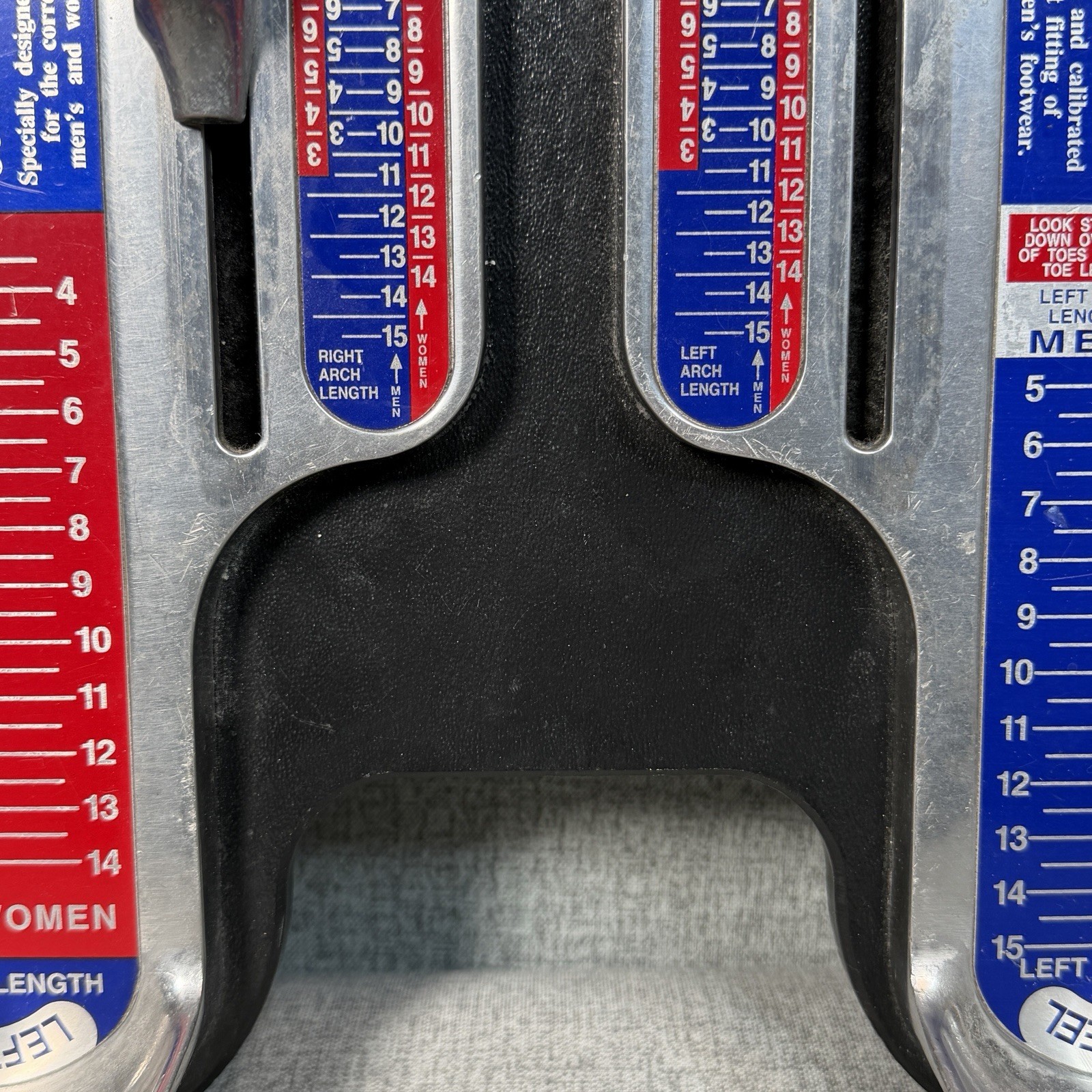 Rare 90s The Athletes Foot Brannock Device Double Board Store Display Shoe Sizer