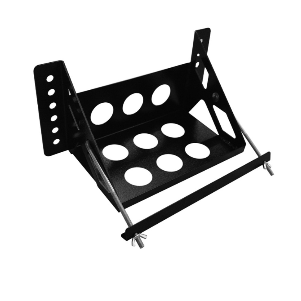 Universal Bolt on Battery Mounting Box Tray Fit 14.4" Overall Hold Down