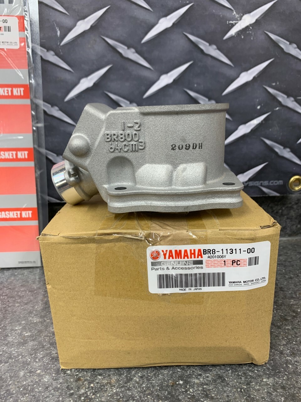 NEW OEM YAMAHA 19-22 YZ65 TOP END KIT W/ CYLINDER