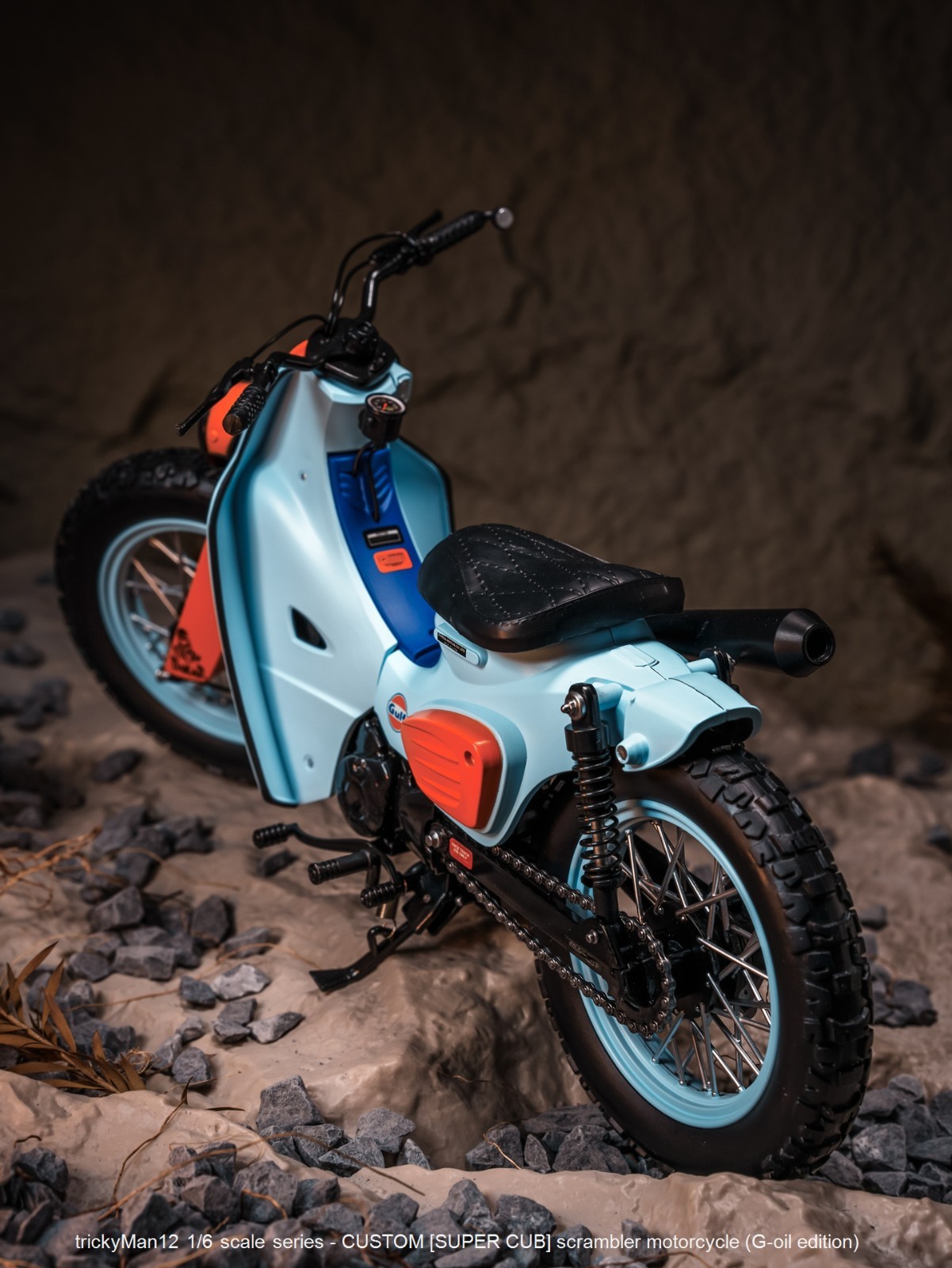 trickyMan12 1/6 [SUPER CUB] scrambler motorcycle CULF2