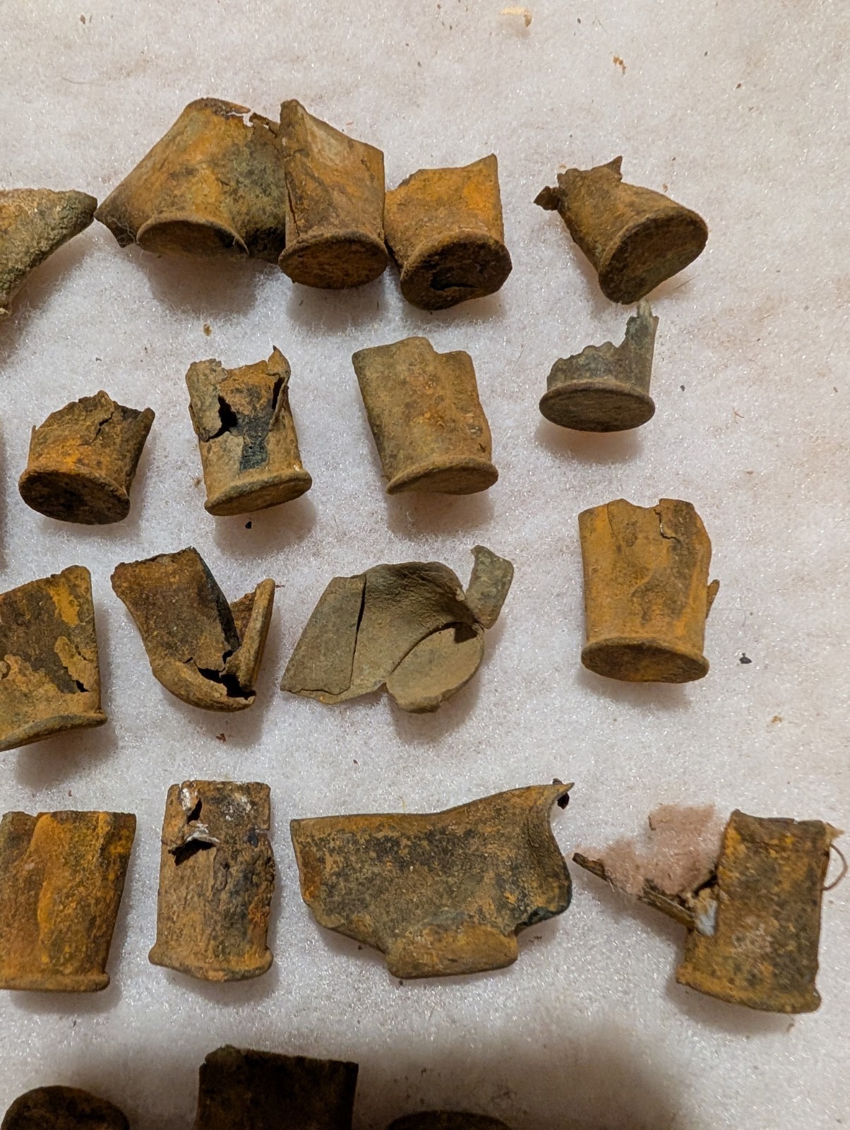 Civil War Bullets, Spencer Hulls Spent. Dug In Waterloo Al 30pc