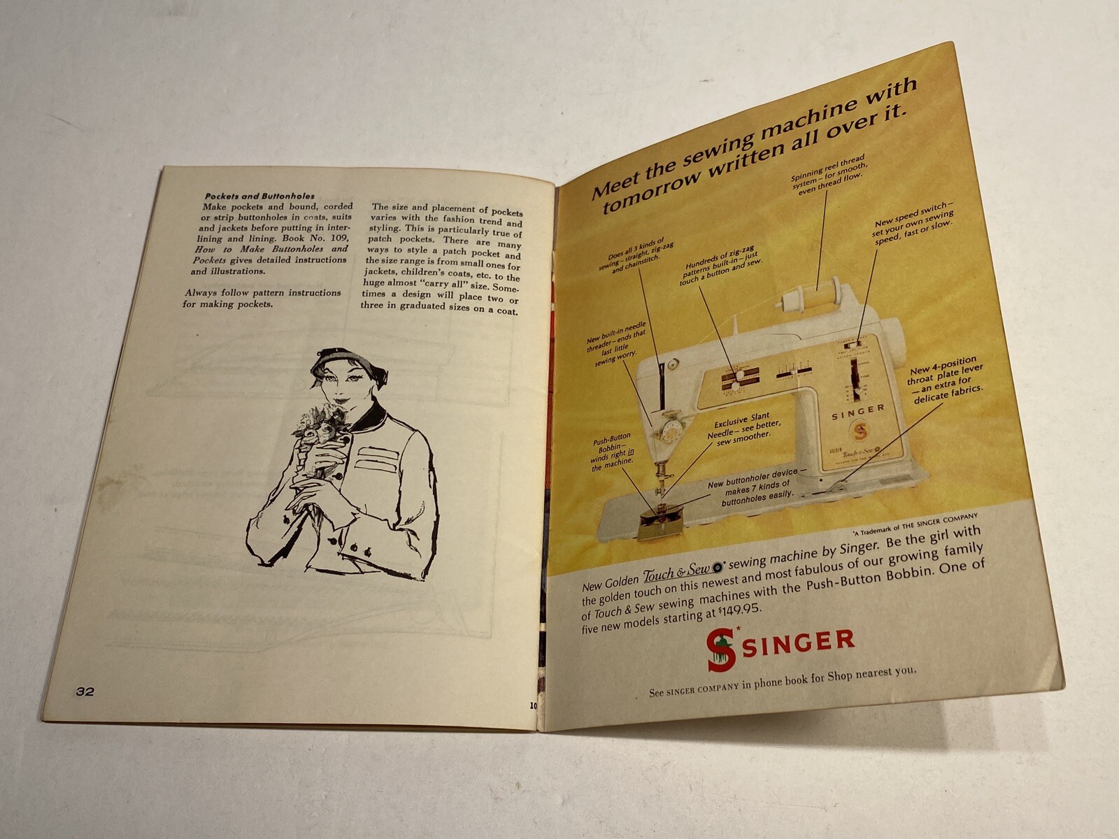 Singer Sewing Library Book No. 118: How to do Dressmaker Tailoring, 1961