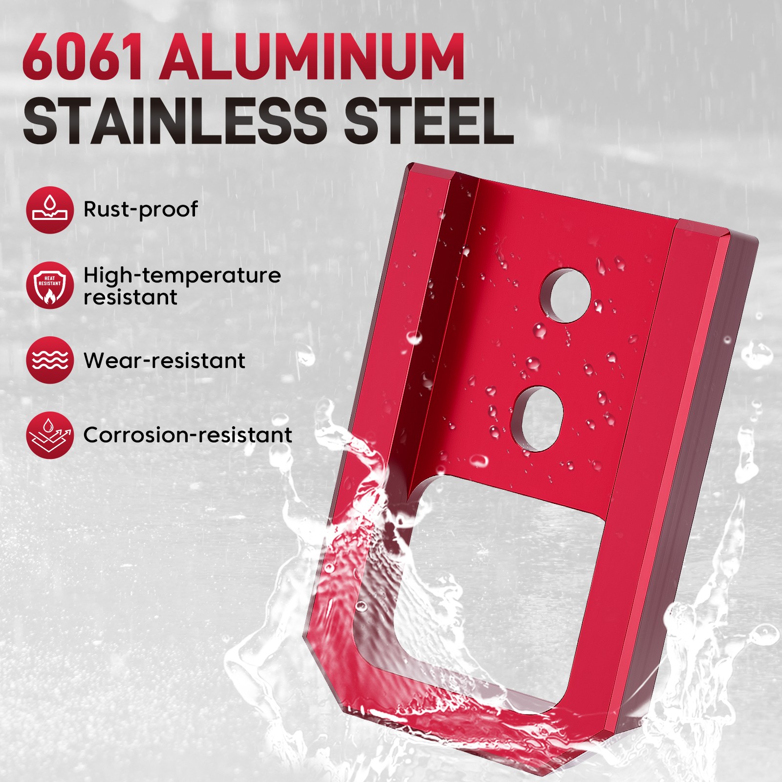 Front Tow Hooks for Toyota Tacoma 2024-2026 4Runner 2025-2026 Red Left and Right