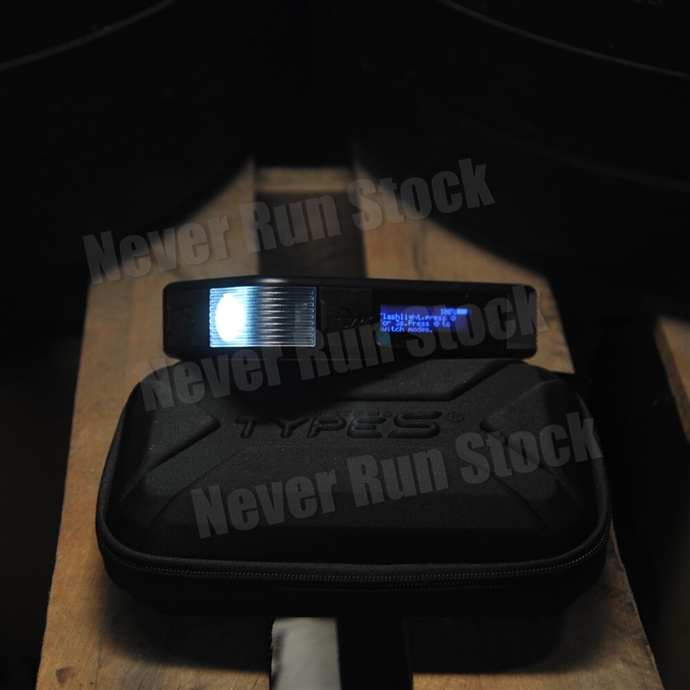 (SCRATCH & DENT) 8000mAh TYPE-S CAR BATTERY JUMP START POWER BANK W/ FLASH LIGHT