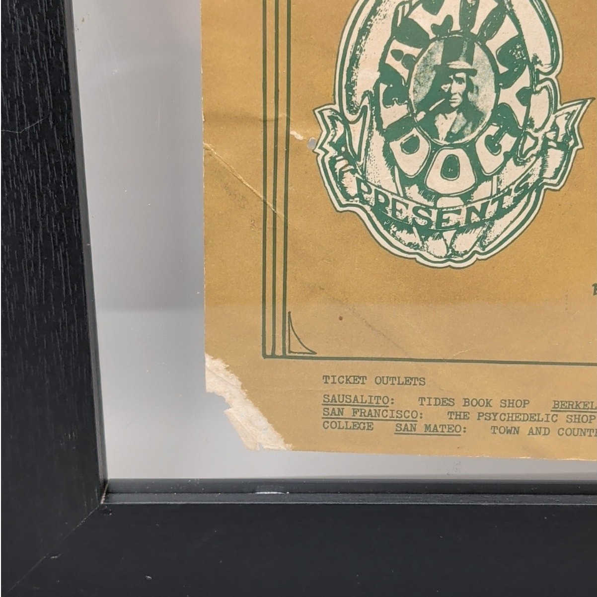 GRATEFUL DEAD FD 45-1 AVALON BALLROOM CONCERT POSTER 1967 Dead Classic Vintage