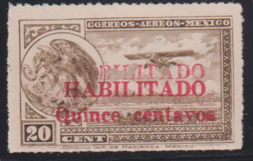Countries A - M - Mexico #C39b MintLH F - VF