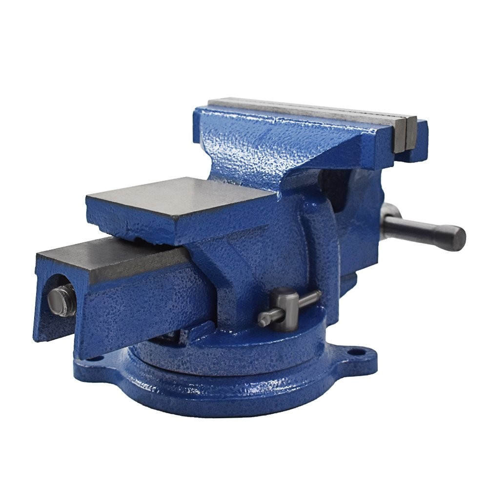 6" Mechanic Bench Vise Table Top Clamp Press Locking Swivel Base Heavy