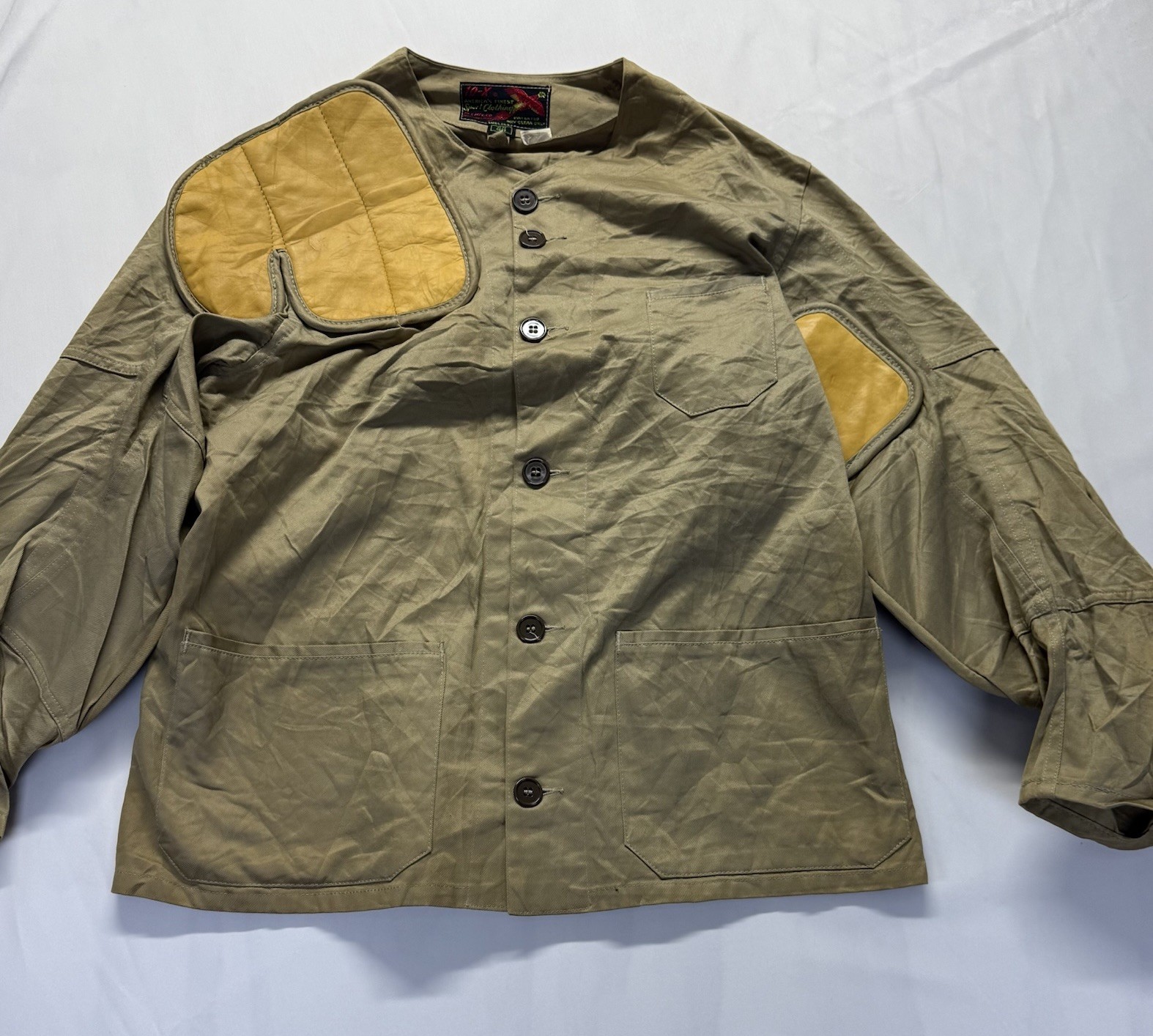 Vintage 10-X America's Finest Sports Clothing Padded Shooting Jacket Size 44