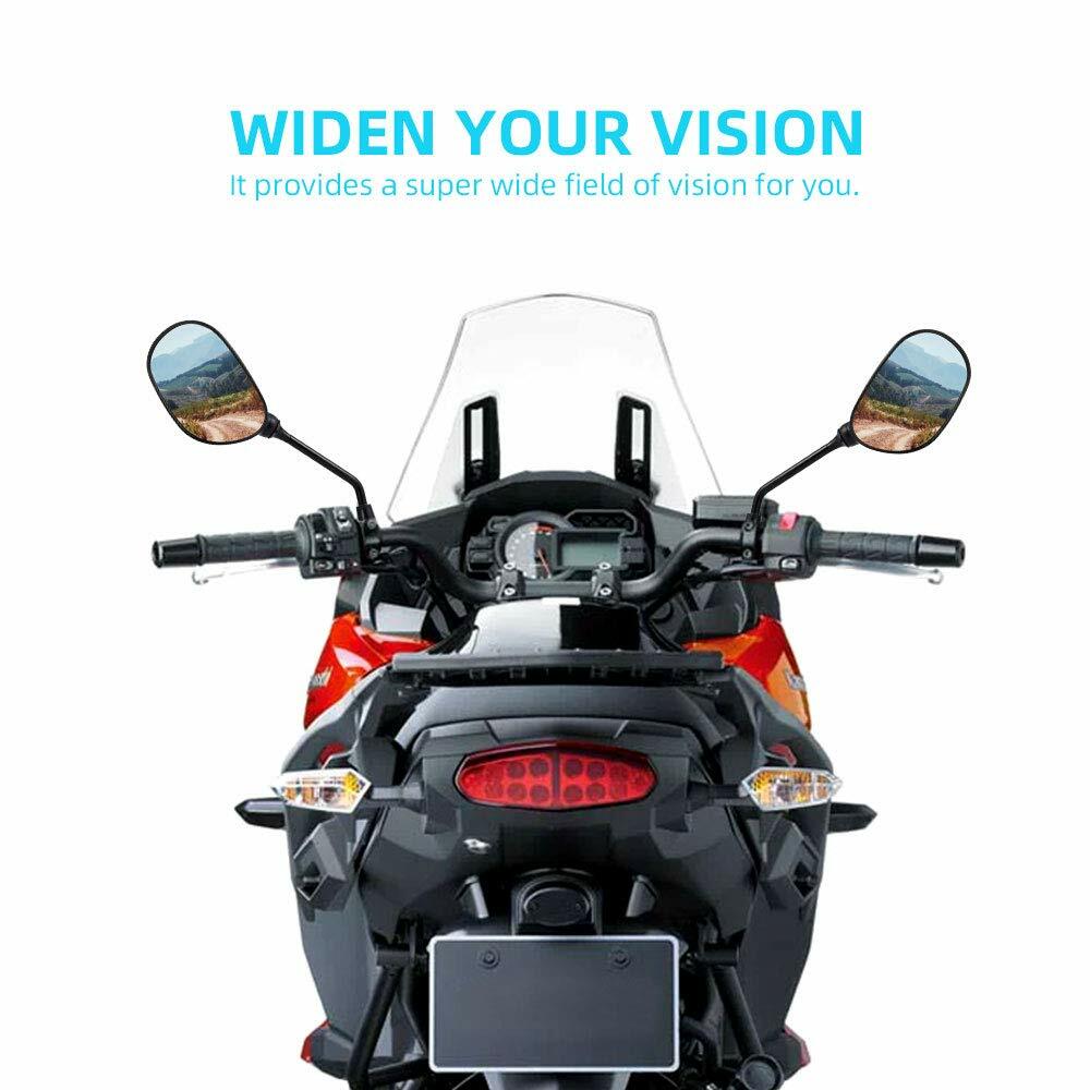 ATV Rear View Side Mirror w/7/8" Handlebar for Polaris Sportsman Honda Foreman