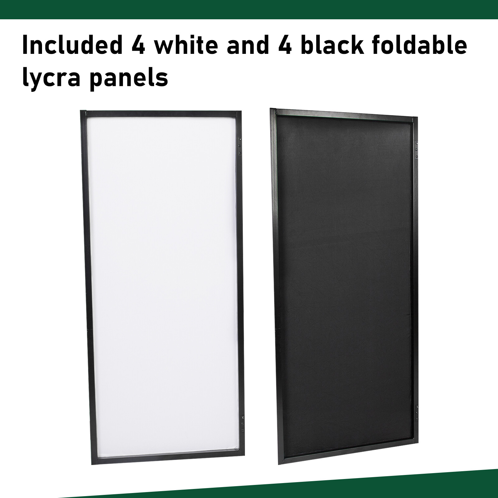 DJ Event Facade White/Black Scrim Metal Frame Booth +Travel Bag Case