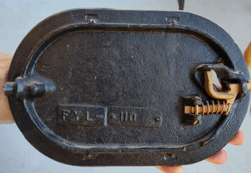 Old 10" Cast Iron Meter Cover San Francisco Water Dept. Golden Gate Ford Meter