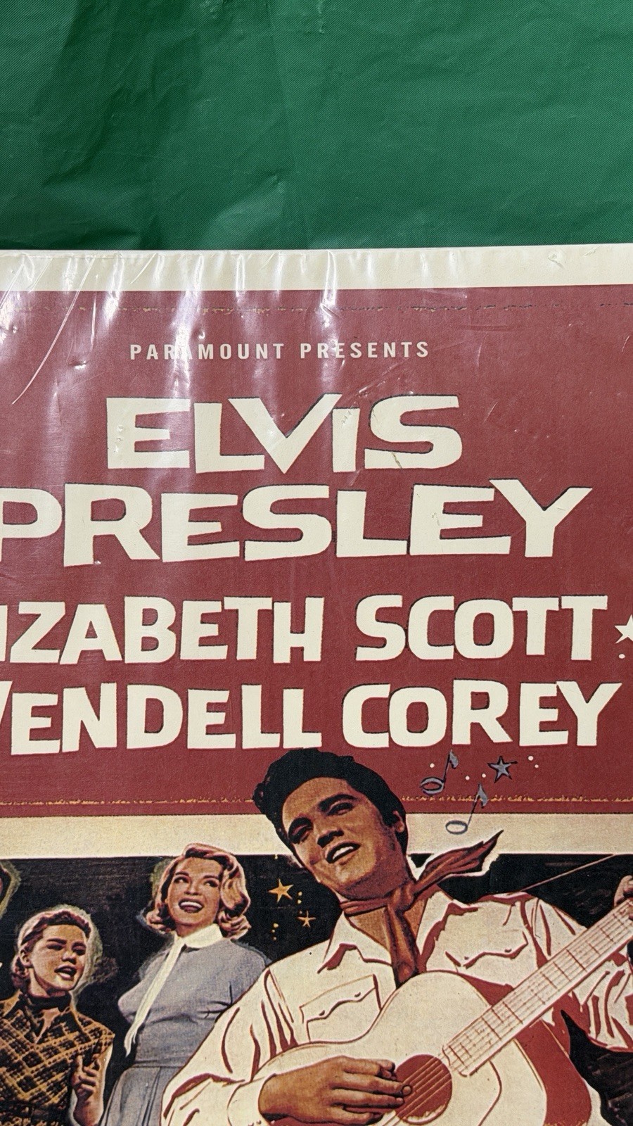 Vintage Elvis Presley Loving You 1957 Original Movie Poster Paramount