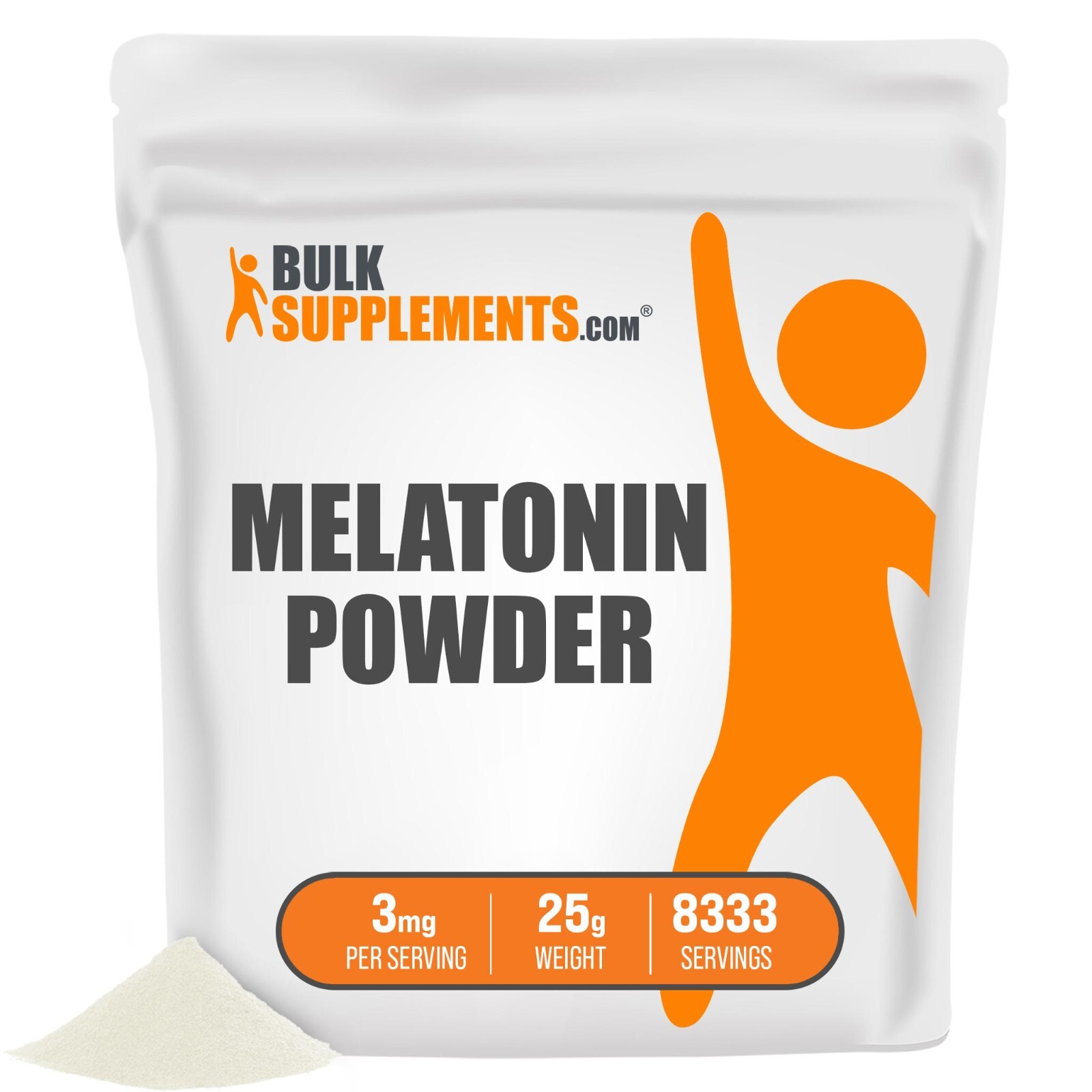 Bulksupplements Melatonin Powder - Helps Maintaining Healthy Sleep