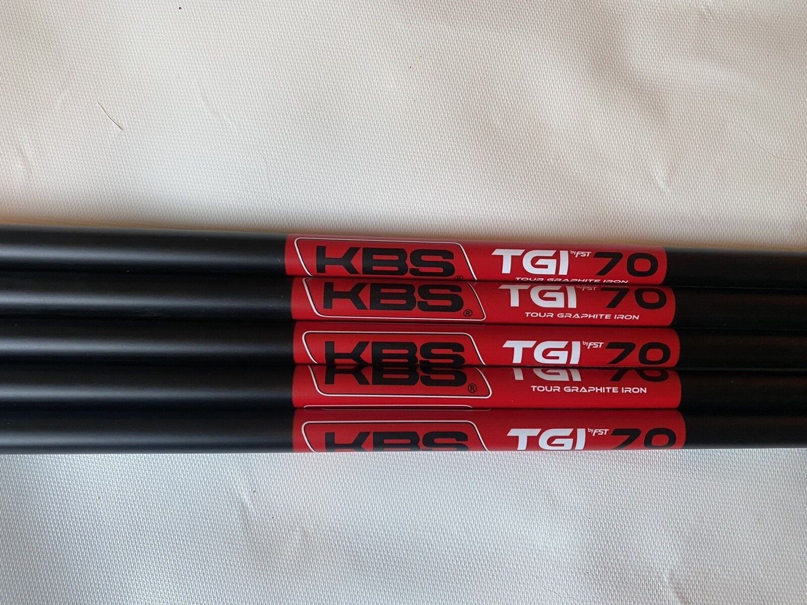 KBS TGI TOUR Graphite Iron .355" Taper Tip Golf Shafts Set Choose FLEX & WEIGHT
