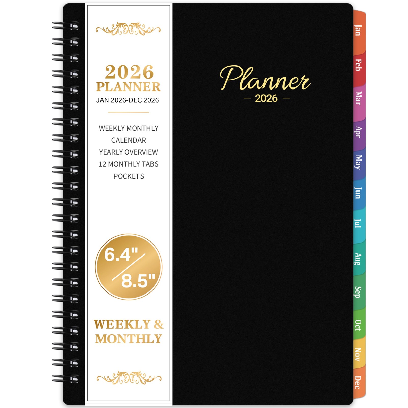 2026 Planner - Jan. 2026 - Dec. 2026, Weekly  Monthly Planner 2026, Calendar