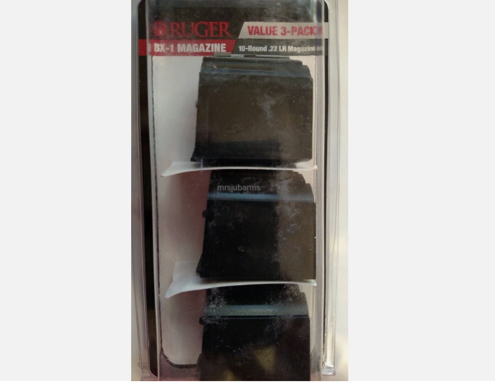 Ruger 10/22 Magazine 10 Round 22LR Value 3 Pack BX-1 Factory OEM Clip NEW 90451