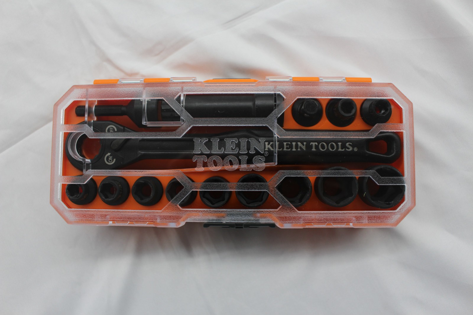 Klein Tools 65400 KNECT 15-Piece Pass Through Socket Set, SAE Impact Socket Set