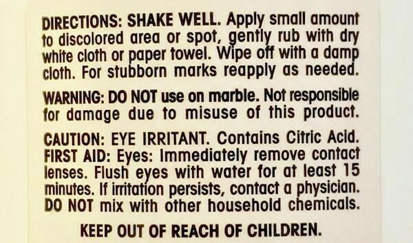 Kenny's Silestone Spot Remover, 3oz.