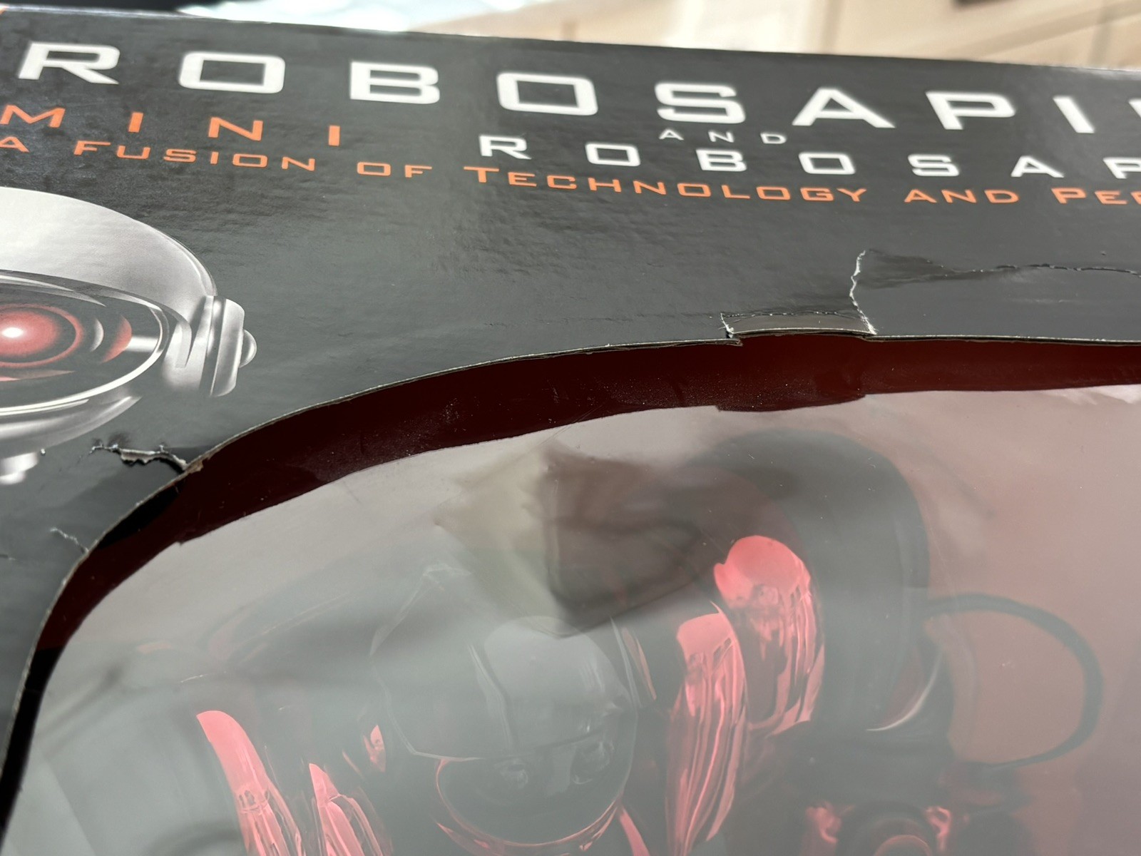 NEW 2005 WowWee Robonetics Robosapien & Mini Combo Set- Metallic Red Chrome Rare