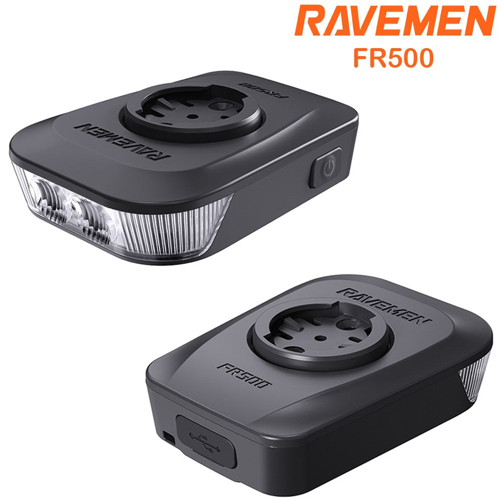 RAVEMEN FR500 Bike Head Light For Garmin Wahoo GPS Bicycle Front Lamp With AGM03