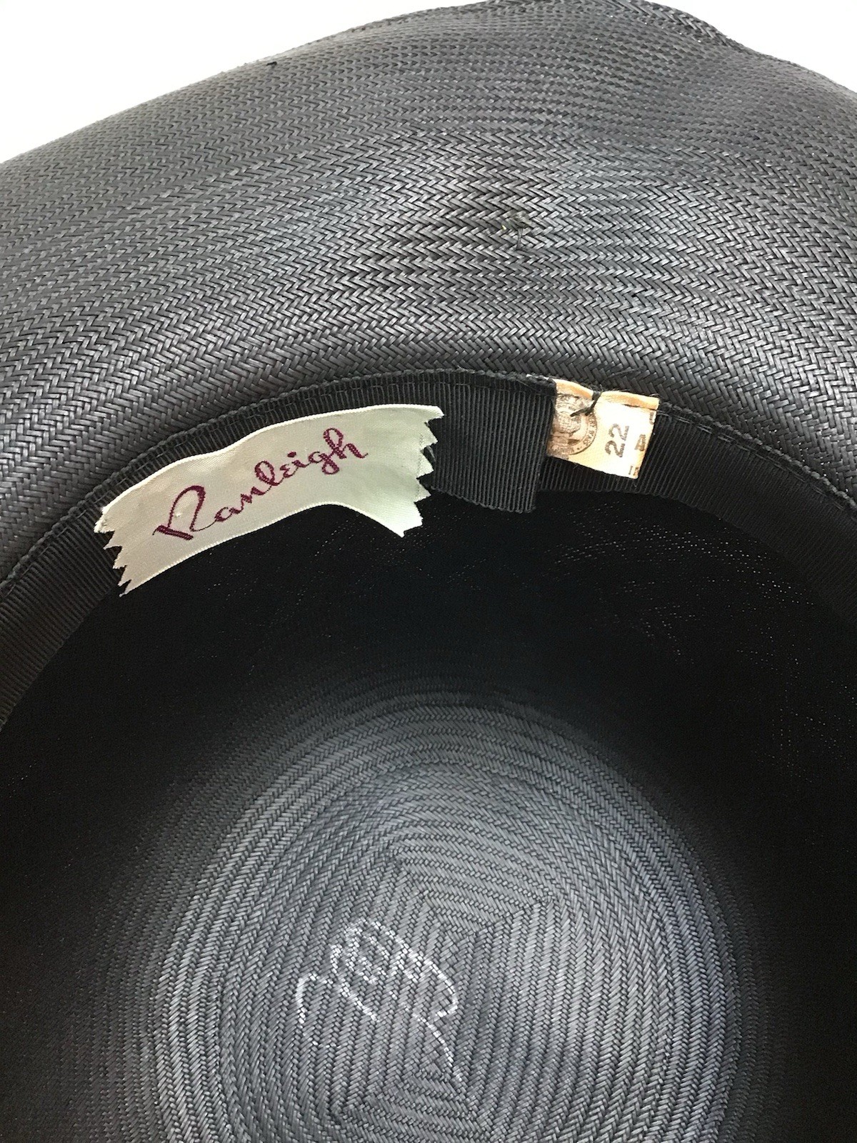 Vintage Women’s Hat Red Poppies Labeled Ranleigh Union USA Made Kentucky Derby