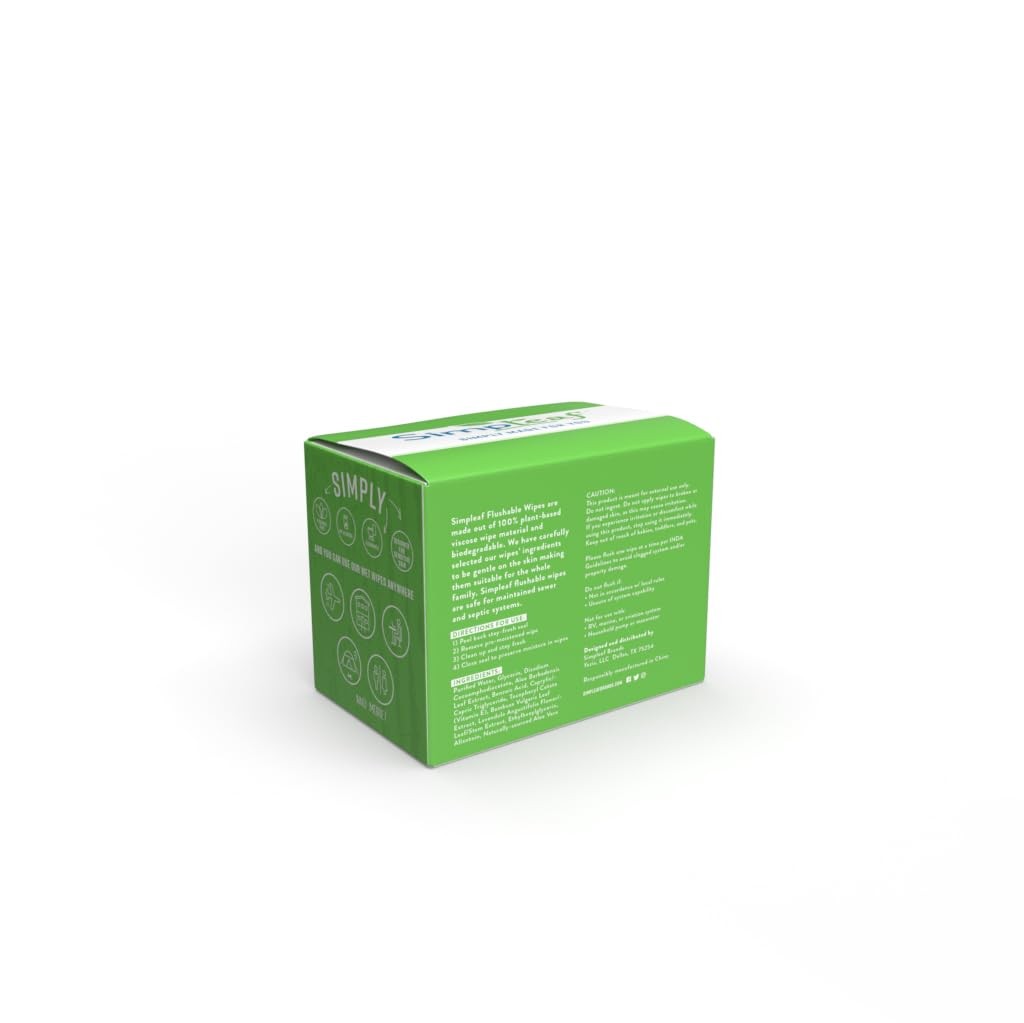 Soothing Aloe Vera Wet Wipes - Flushable & Moisture-Rich for All Skin Types