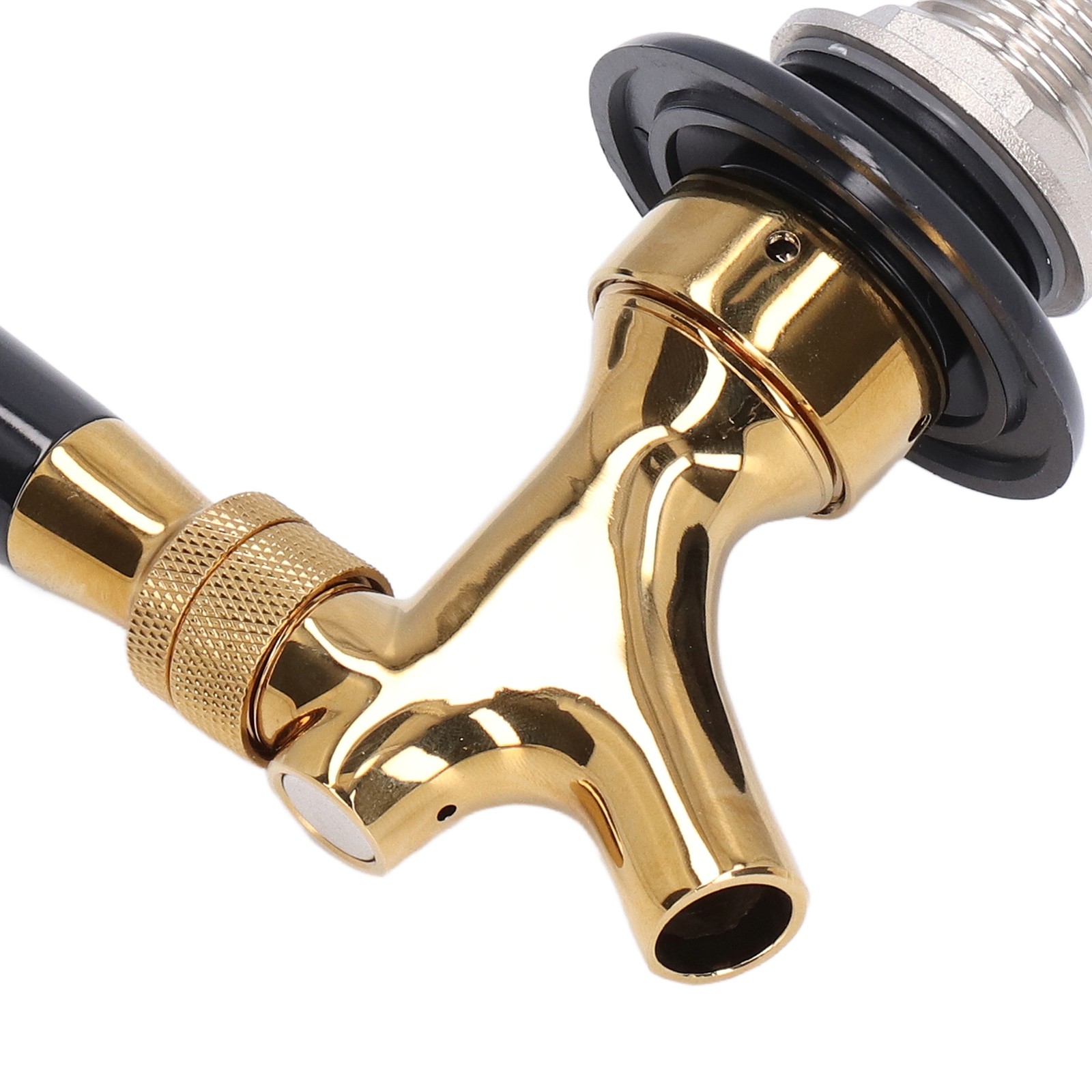 Kegerator Commercial Draft Beer Faucet for Keg with Beer Tap Handle & Tap Plug