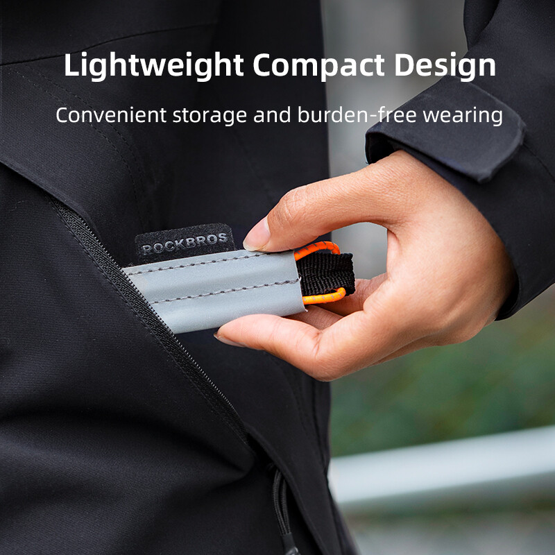 ROCKBROS Reflective Cycling Bands Bike Pant Leg Strap Bicycle Pant Clips 1Pair