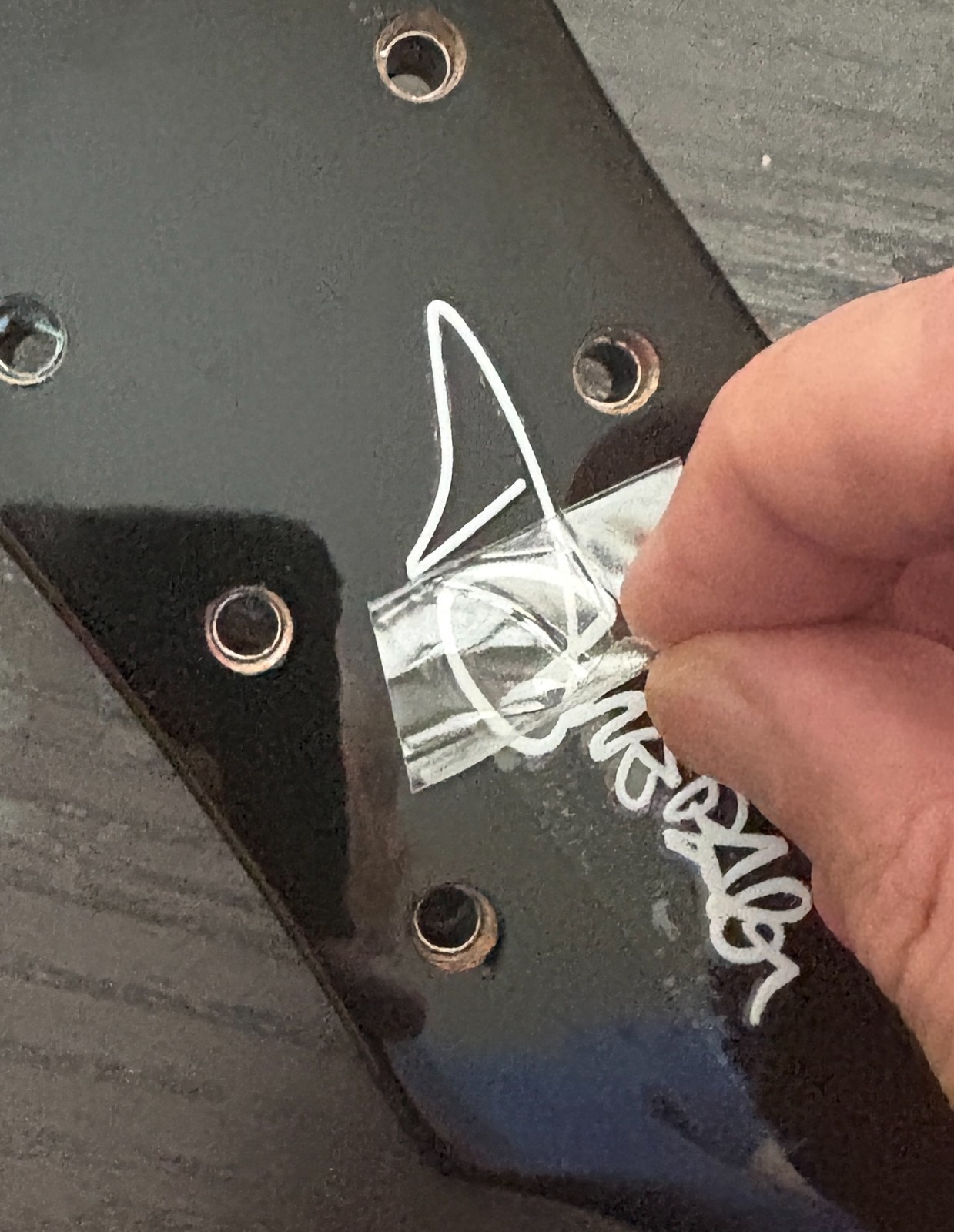 Dimebag Electric Guitar Autograph & Razor UV DTF premium durable Decal set