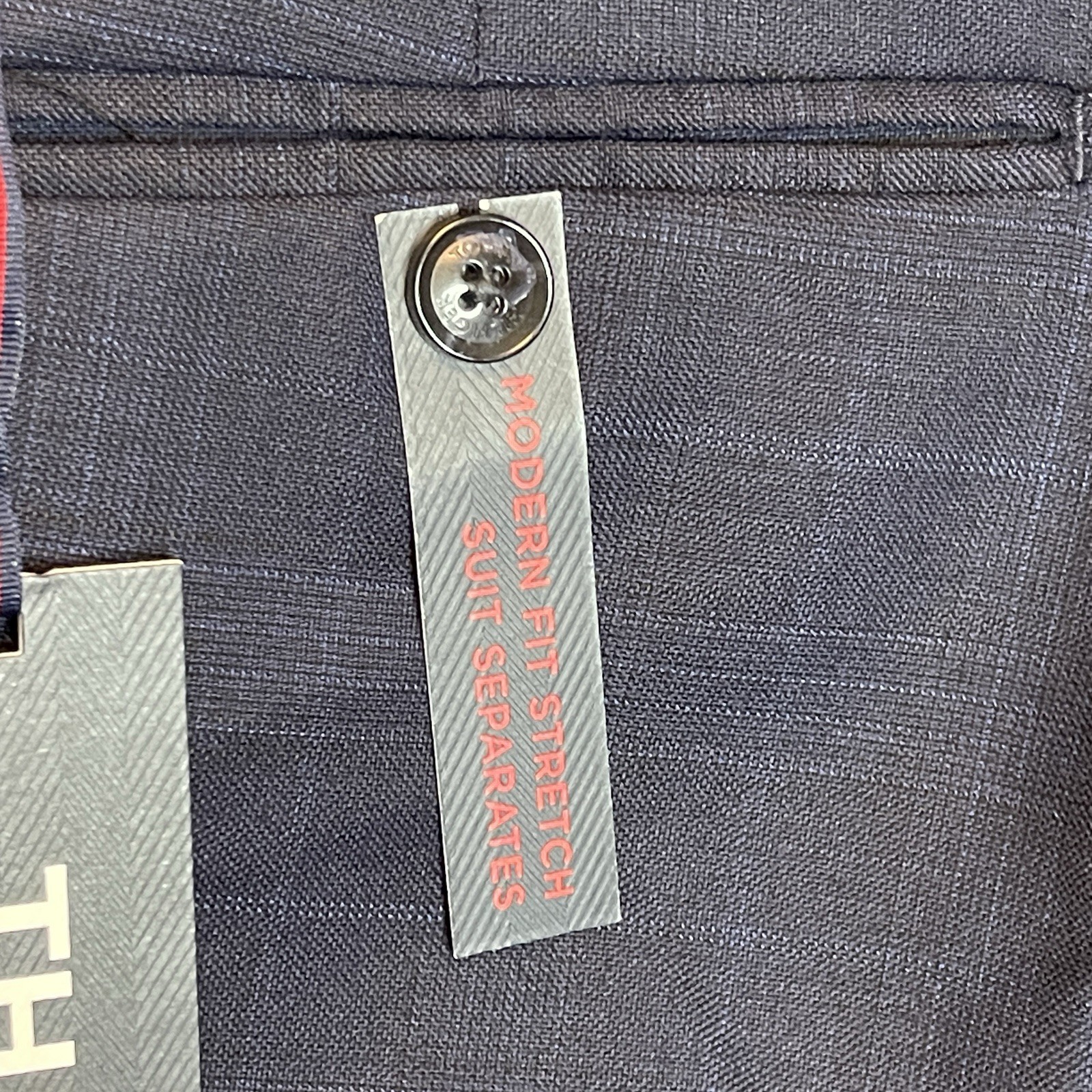 Tommy Hilfiger Mens Modern Fit TH Flex Stretch Solid Performance Pants Navy