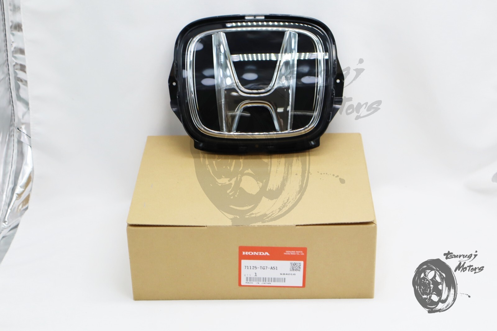 Honda Genuine 2019-22 Pilot Passport Front Radar Emblem H Sensing Badge OEM New