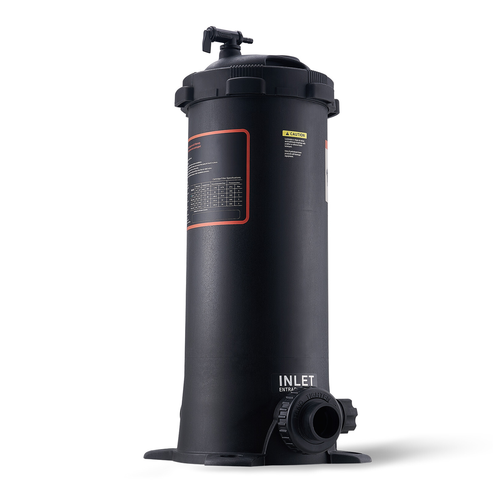 VEVOR Pool Cartridge Filter In/Above Ground Swimming Pool Filtration 50Sq.Ft