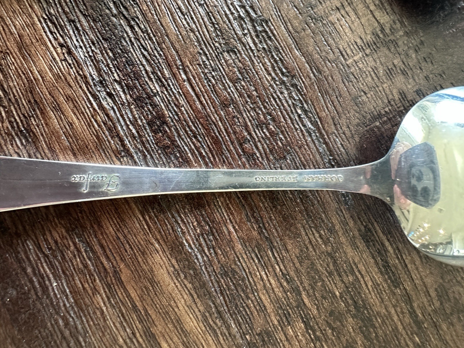 GORHAM STERLING "FAIRFAX" TEASPOONS SET OF Four - 6” NO MONOGRAM