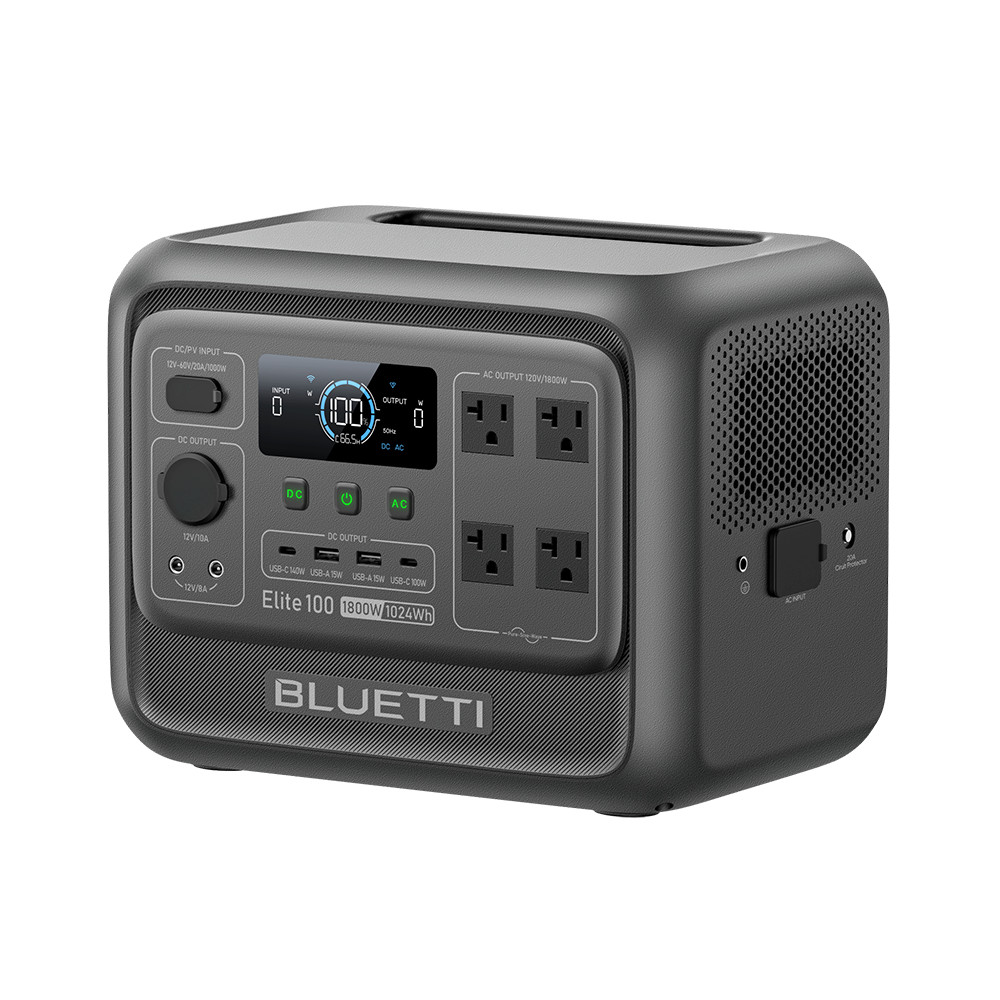 BLUETTI Elite 100 V2 1024Wh 1800W Portable Power Station for Road Trip Backup