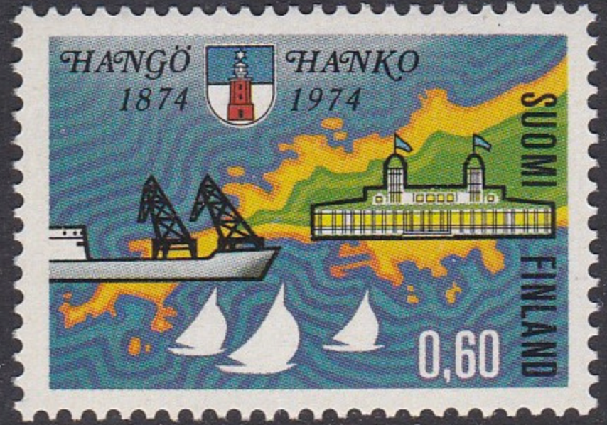 Finland #Mi743 MNH 1973 City Hanko [543]