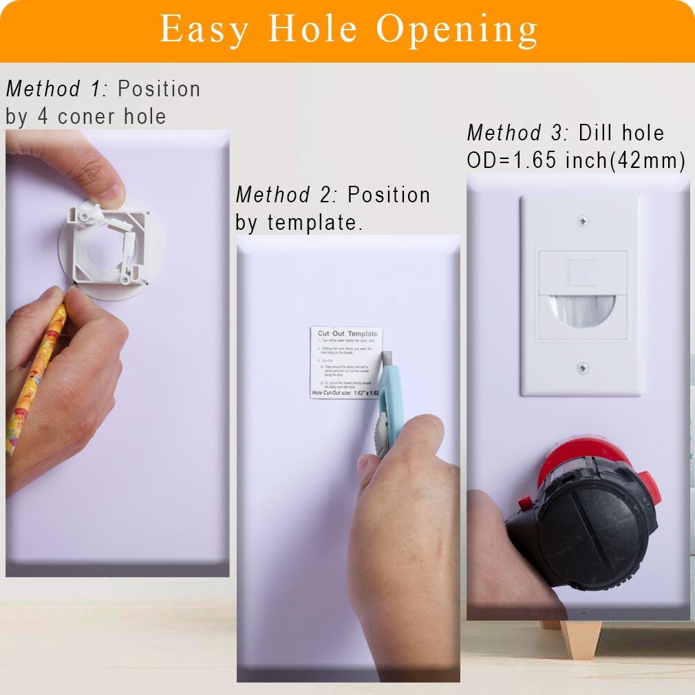 Wall Cable Management Kit In Wall TV Cable Hider Silicone Pass Through 2 Pack