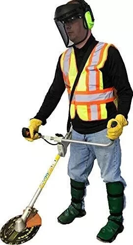 Leg Gaiters for Weed Eating: Lightweight Shin & Ankle Wrap Brush Guard