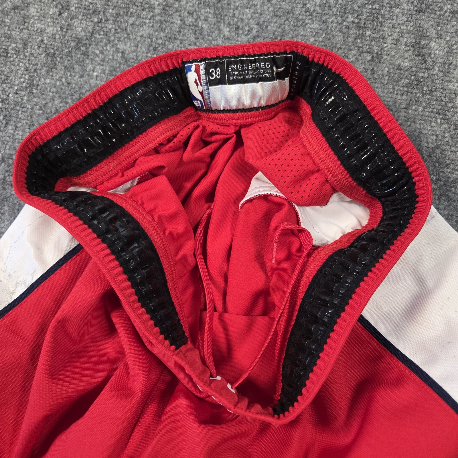 Washington Wizards Nike Shorts Mens 38 Length +2 Vaporknit Basketball NBA