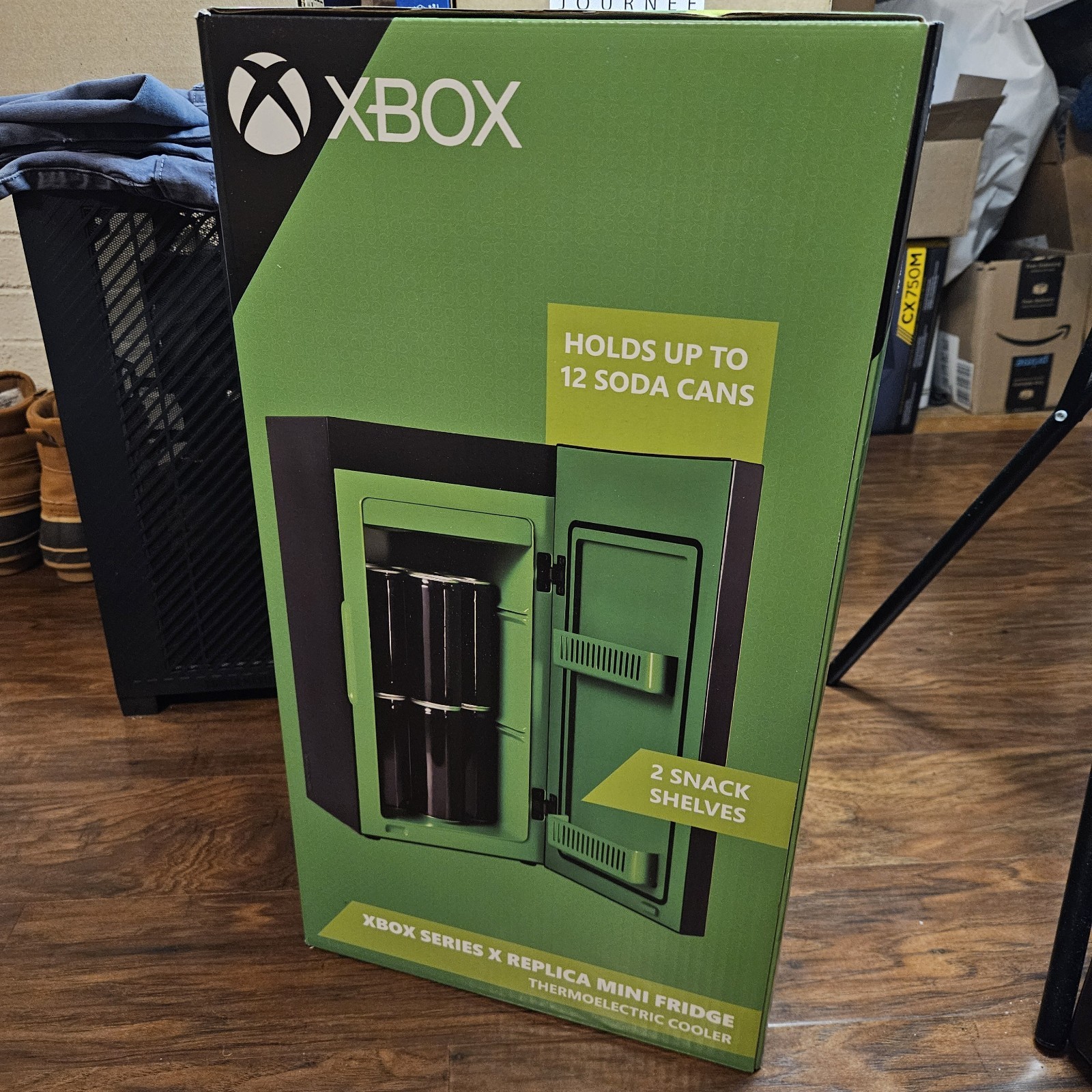 Microsoft Official Xbox Series X Replica Mini Fridge w/ USB Charging 12 Can