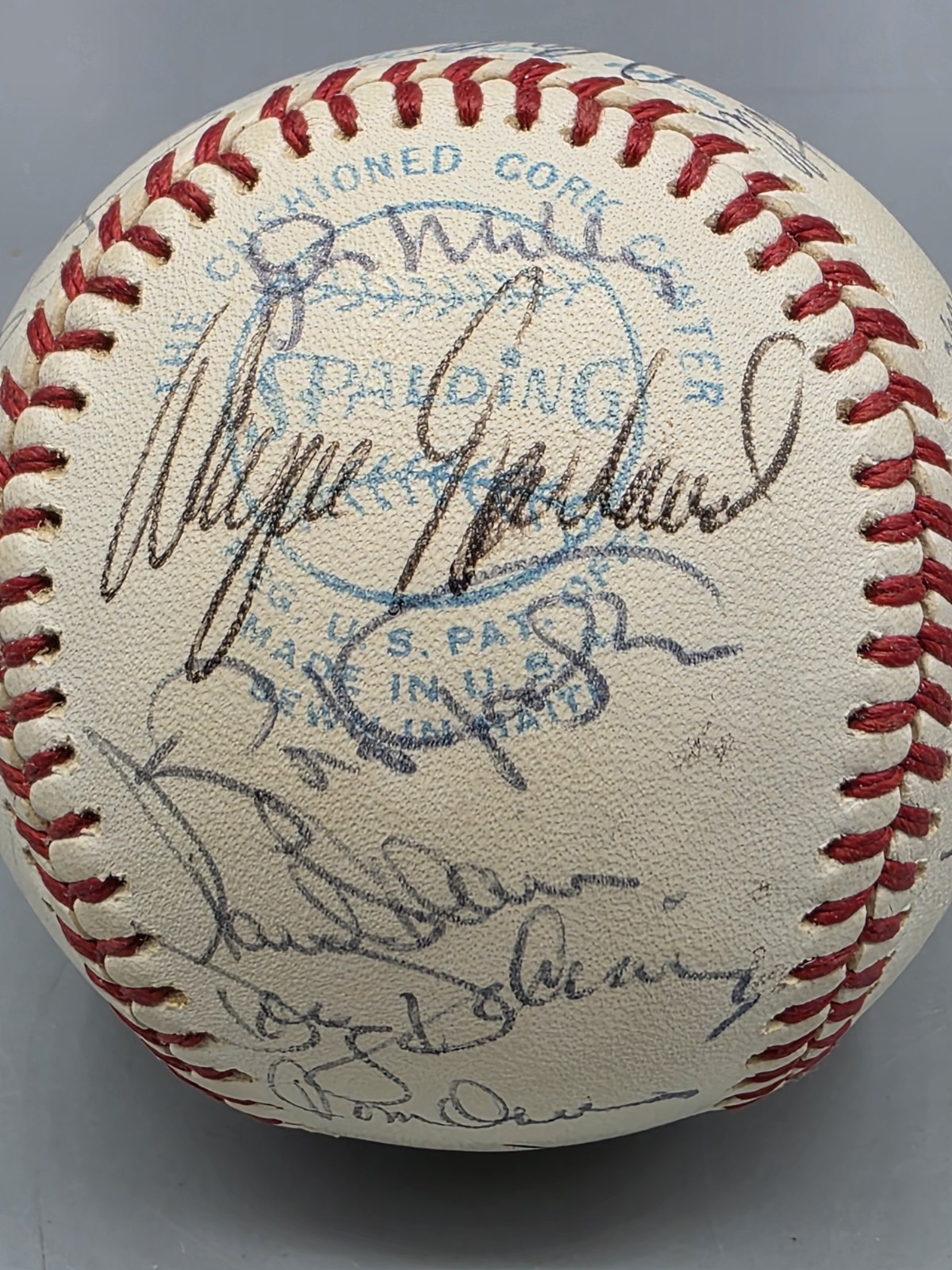 1975 Baltimore Orioles Team Autographed Baseball, 27 Signatures, Brooks Robinson