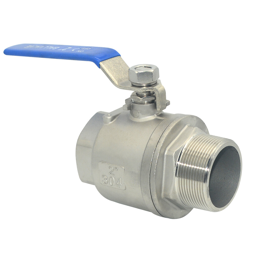 US Stock 2" inch NPT threaded MALE to Female Full Port Ball Valve Stainless 304