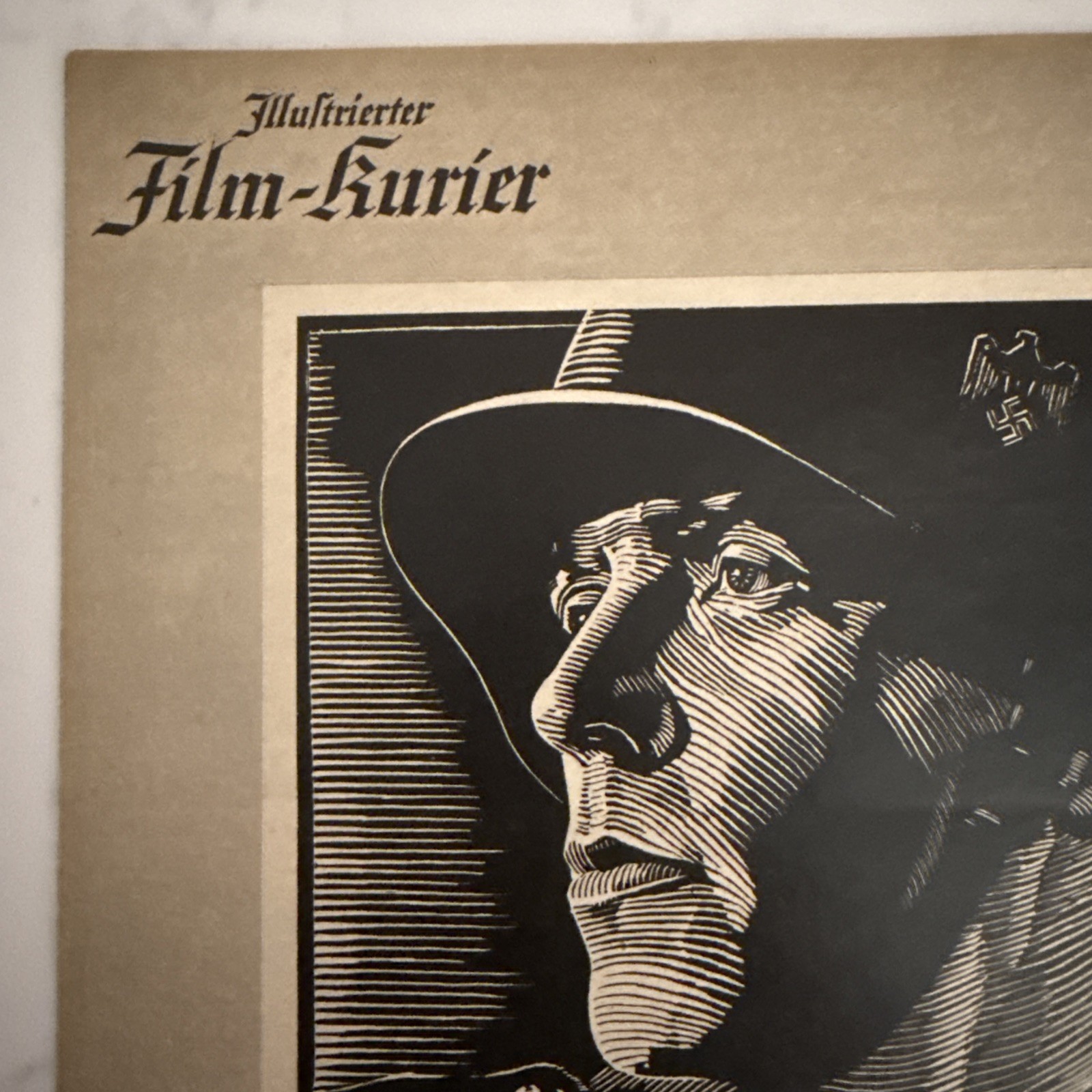 German 1941 WWII Propaganda Illustrierter Film-Kurier Program Sieg im Westen