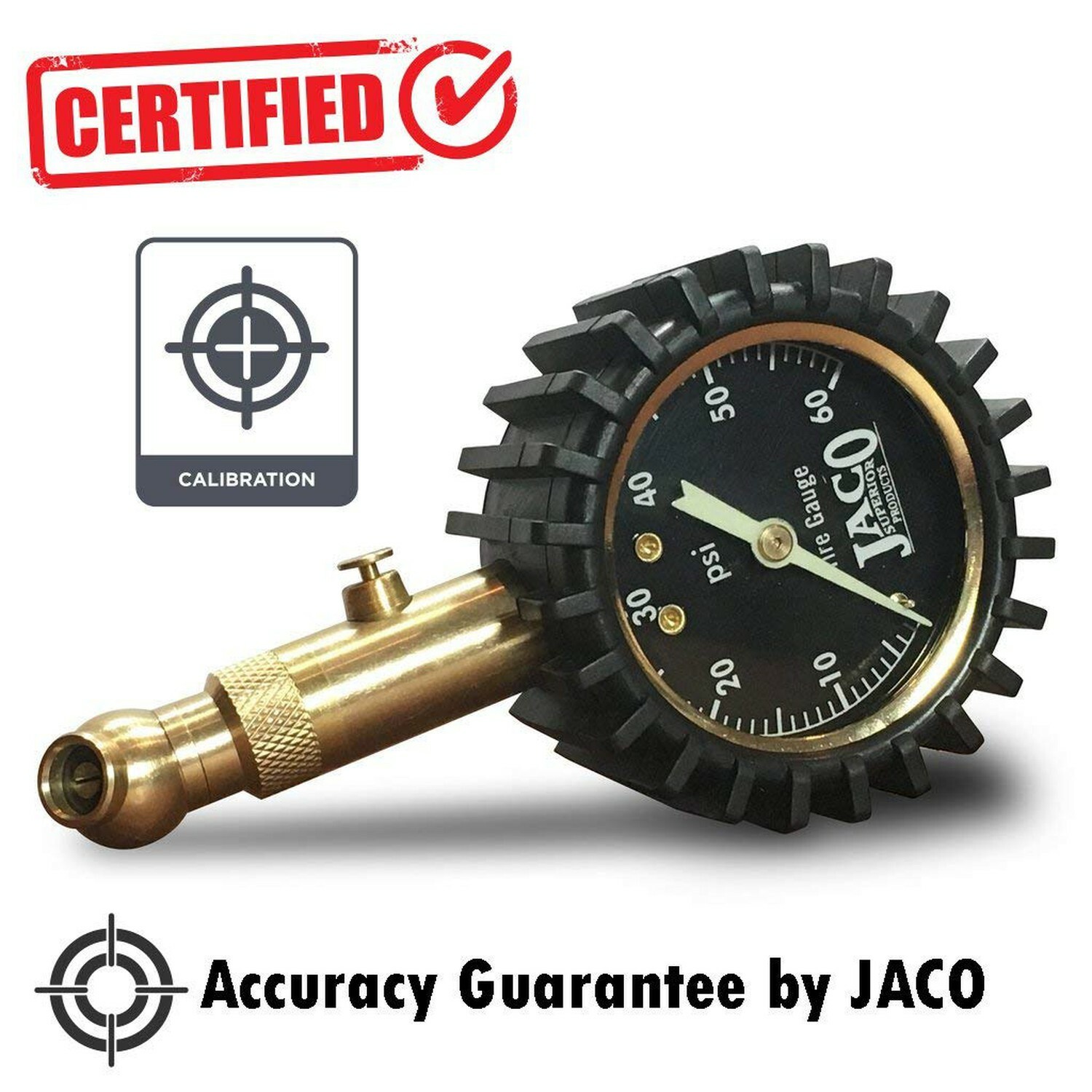 JACO Elite™ Tire Pressure Gauge - 60 PSI