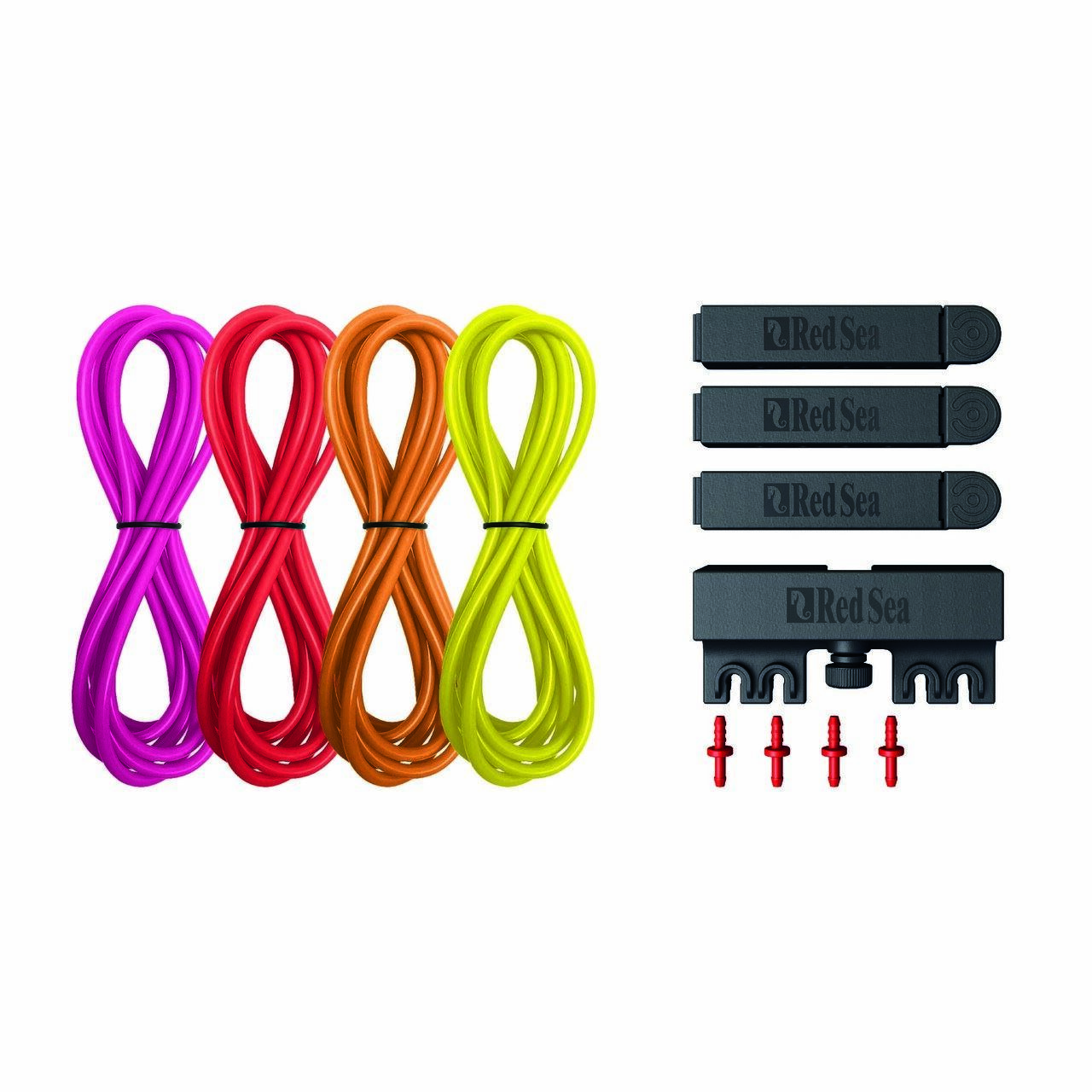 ReefDose Deluxe 4-Color Tube Kit (Red/Yellow) - Red Sea