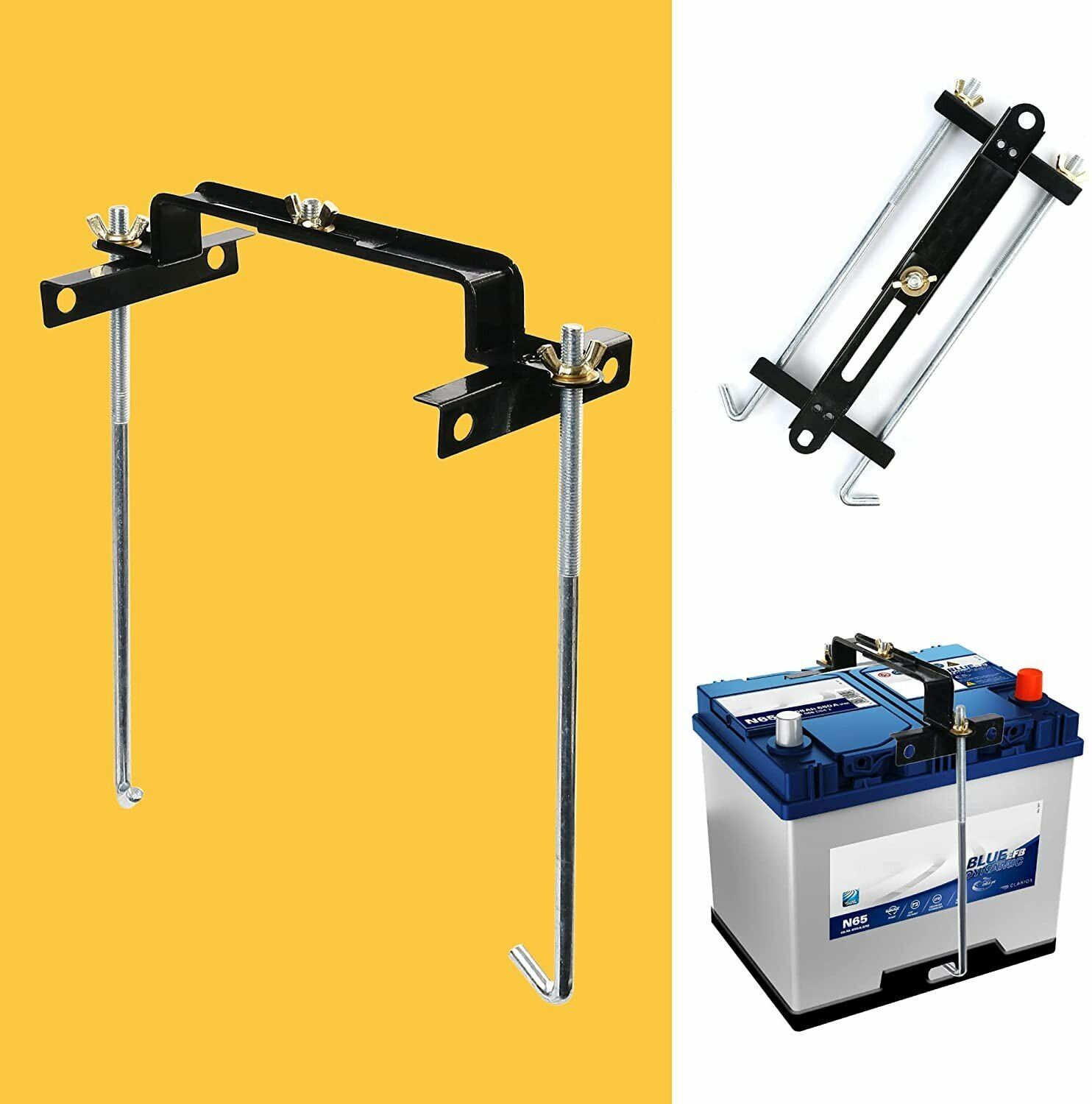 9'' 23cm Battery Hold Down Universal Holder Crossbar Bolt for Car SUV Adjustable