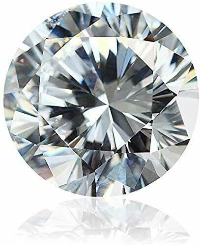 Loose Moissanite Real Gem Stone W. GRA Certificate 3-12mm 0.1-6ct VVS1 D Round