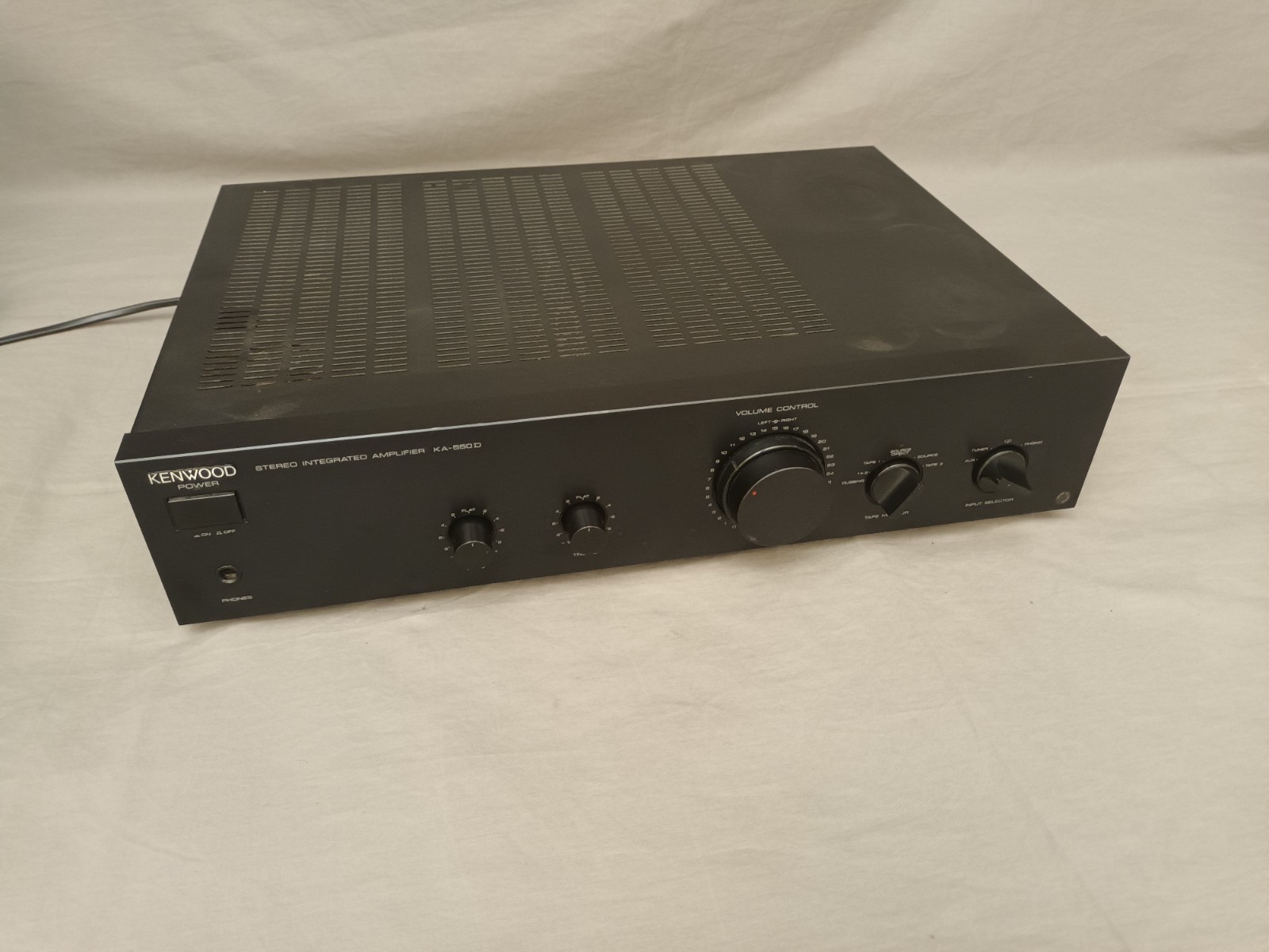 KENWOOD KA-550D Stereo Integrated Amplifier with Phono Working 100%