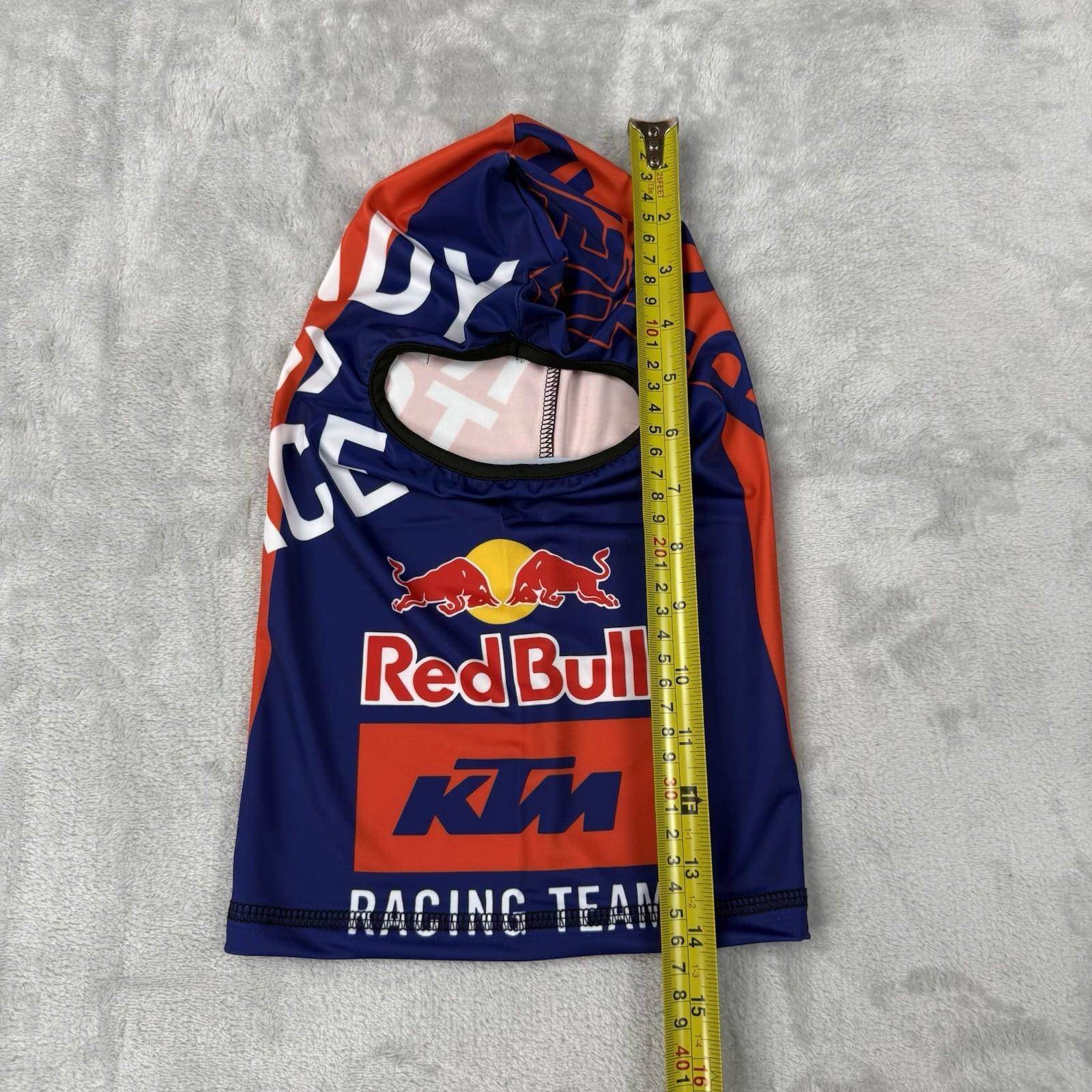 Red Bull KTM Racing Team Balaclava Face Mask One Size Fit All Motorsport Ski Y2K
